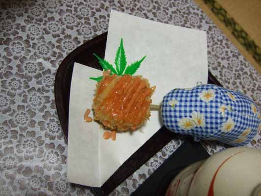 牛乳豆腐の揚げ物?